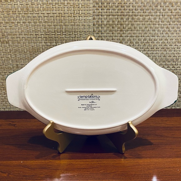 🎄NWOT Temptations Cardinal Holiday Serving Dish - Picture 5 of 6